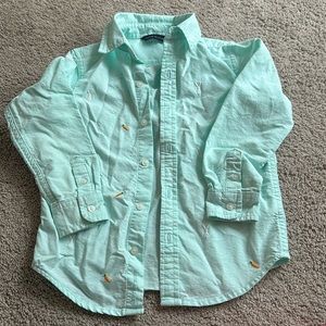 Janie and Jack Easter holiday button down size 5